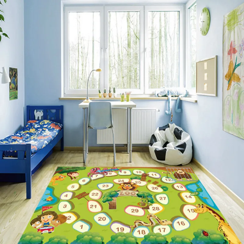 

game play carpet kids cartoon children room carpet the baby crawling rugs for children bed rooms boy livingroom tapete gift