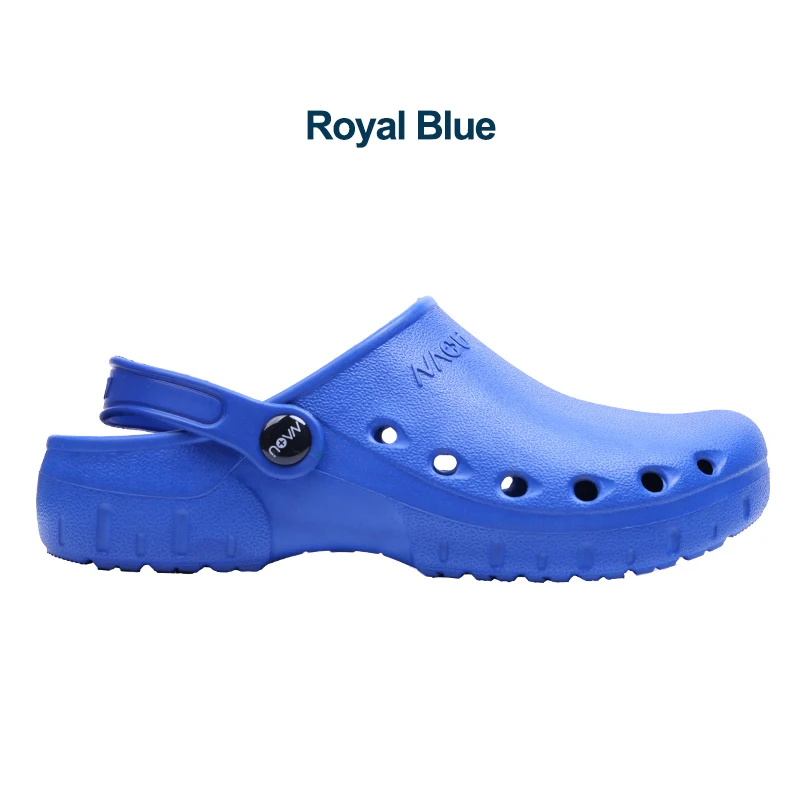 Royal Blue Для кормящих резиновые шлепанцы с ремнем безопасности ортопедические сабо для кормящих покрыто ЭВА Нескользящая основа дизайн качество - Цвет: Royal Blue