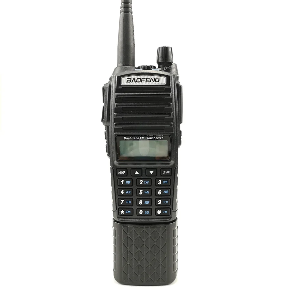 2 шт Baofeng UV-82 Plus Walkie Talkie 3800 мАч длинный режим ожидания двойной PTT двухдиапазонный двухсторонний радио UV82 Walky Talky трансивер UV 82