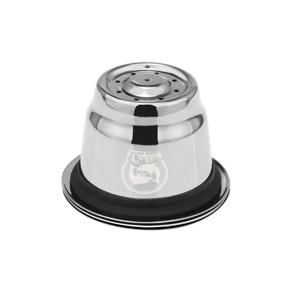 Новый Нержавеющая сталь металла Nespresso многоразовые капсулы многоразового для + 1