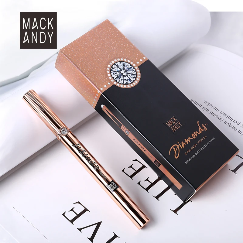 MACK ANDY Алмазная подводка для глаз карандаш классный черный цвет быстросохнущий