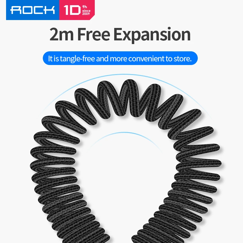 ROCK 2M 3 в 1 зарядное устройство Micro USB type c кабель Быстрая зарядка для iPhone x xs max для samsung galaxy s10 xiaomi для ios 8