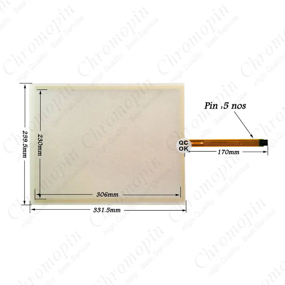 Touch screen panel for 6AV7812-0BA11-2AA0 6AV7872-0BD20-0AC0 6AV7812-0BA00-2AB0 6AV7812-0AC21-2AA0 with protective flim | Компьютеры и