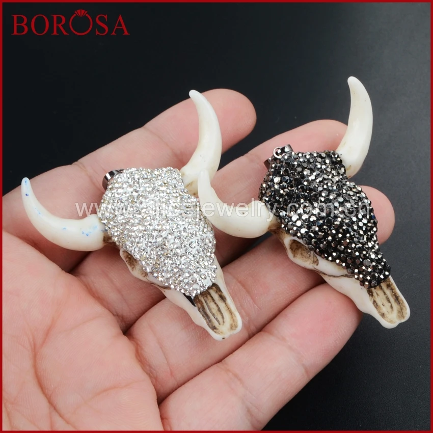 Рожковые Подвески BOROSA Longhorn из смолы подвески для крупного рогатого быка с