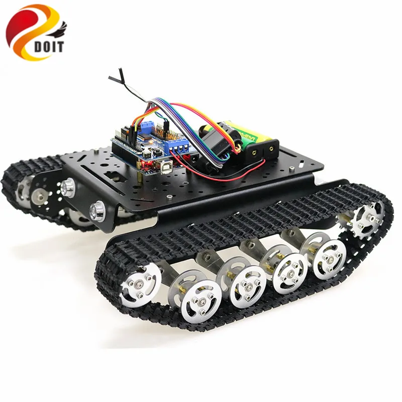 PS2 контроллер с джойстиком амортизирующая смарт Рама робота двойным двигателем