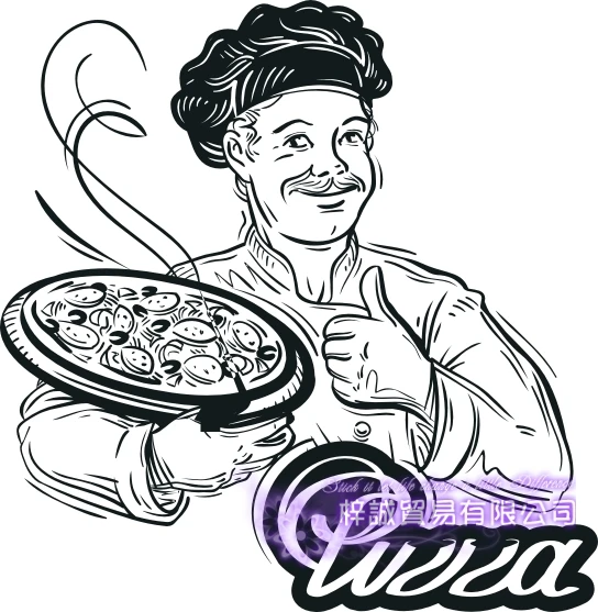 Наклейка &quotПицца&quot ресторанная наклейка постер виниловые художественные