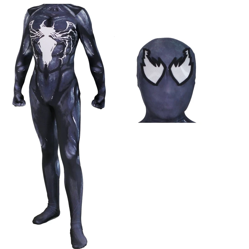 Детский костюм для косплея Человек-паук Venom Symbiote супергерой zentai Хэллоуина BOOCRE |