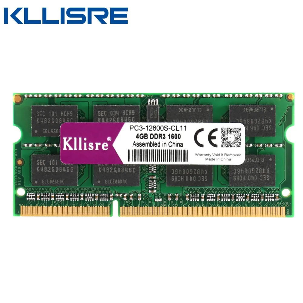 Оперативная память для ноутбука Kllisre DDR3 DDR4 8 ГБ 4 16 1333 1600 2400 2666 2133 DDR3L 204pin Sodimm|ram