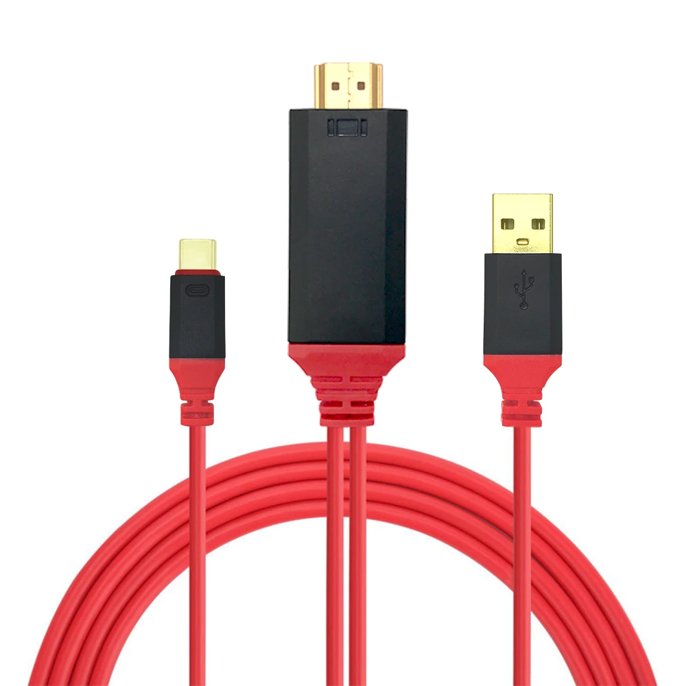 Для Macbook New Pro 13 15 USB C переходник Type в HDMI 4K 30Hz UHD Graphics Video Extender 3 1 Smart Power Charge|usb-c type-c|usb