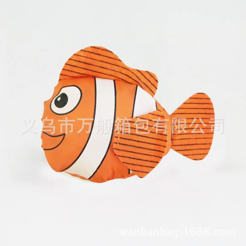Orange Прямая, женская сумка для покупок с рыбками, Женская Складная многоразовая Складная Сумка-тоут personnalis, большие тканевые сумки - Цвет: Orange