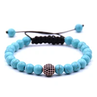 new alloy disco ball 18mm bead rhinestone bracelet for women handmade rope weave bangles jewelry accessories