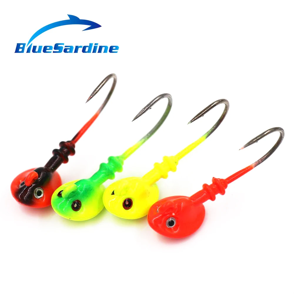 BlueSardine 8 шт. 10 г 4 5 см джиг Крючки металлический рыболовный крючок рыболовные