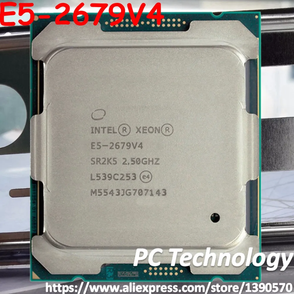 Оригинальный процессор Intel Xeon 2 50 20 ядер 2679 ГГц Мб 14 нм E5 V4 2679V4 с бесплатной
