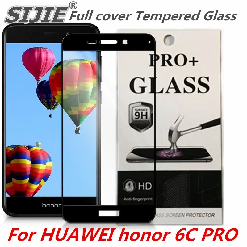Полное покрытие закаленное стекло для HUAWEI honor 6C PRO 6 C 6CPRO экран защитный чехол
