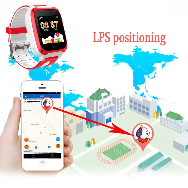Bangwei 2018 Новые Детские умные часы светодио дный СВЕТОДИОДНЫЙ цветной экран LBS
