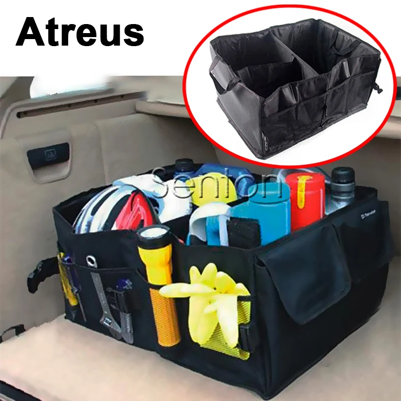 

Atreus автомобильные аксессуары для Buick Lexus Nissan Qashqai J11 Juke Tiida Almera X-Trail T32 T31 складная сумка для багажника автостайлинг