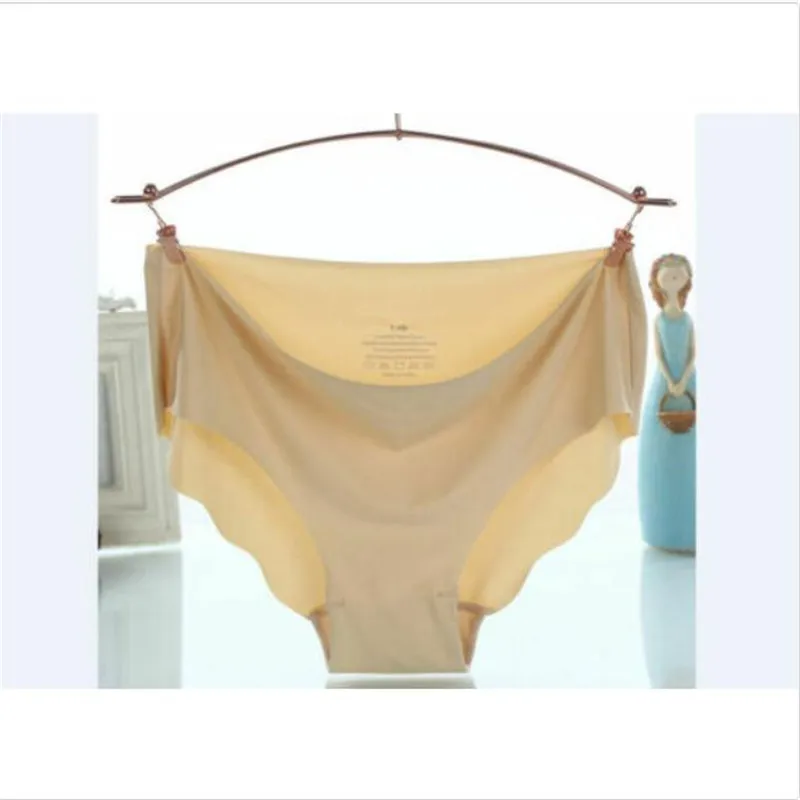 Женские новые сексуальные трусики бесшовные Повседневные с высокой талией