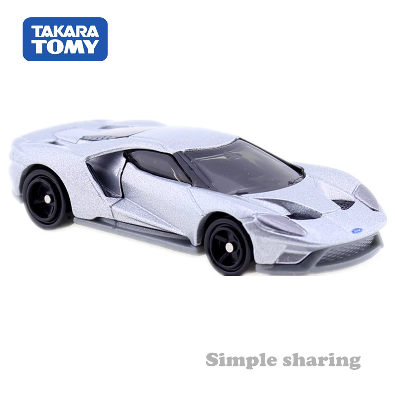 TOMICA NO.19 FORD GT Серебряный спортивный автомобиль масштаб 1:64 Takara Tomy металлические
