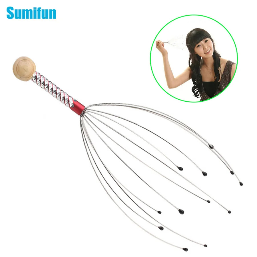 Sumifun 2 шт. коготь массажер Осьминог для головы и шеи оборудование для снятия стресса и снятия боли массаж тела C546