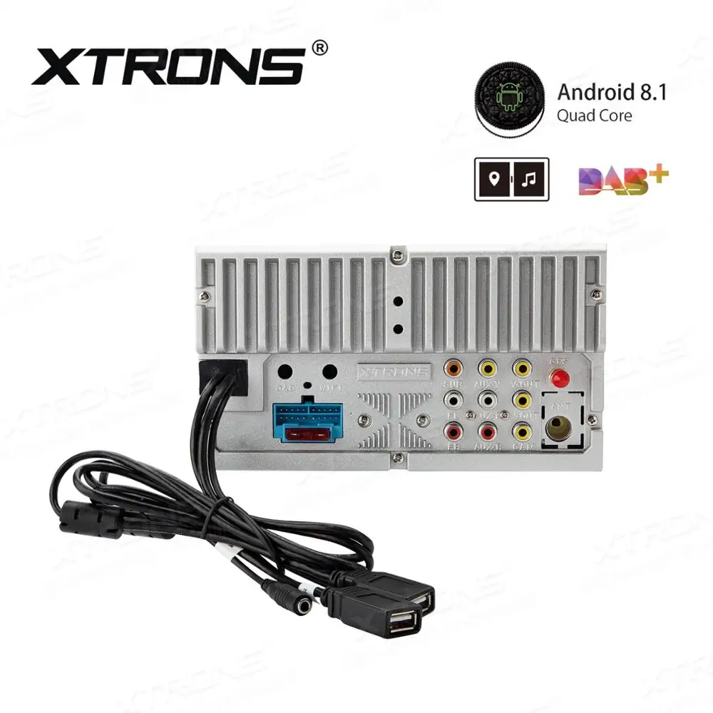 XTRONS 7 &quotAndroid 8 1 двойной Din Автомобильный мультимедийный плеер с RCA gps навигация без