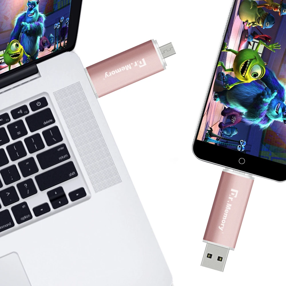 Dr. memory OTG USB флеш-накопитель 4 ГБ 8 ГБ 16 ГБ 32 ГБ 64 ГБ флеш-накопитель 128 ГБ Микро-флеш-накопитель USB для samsung Android Phone Stick