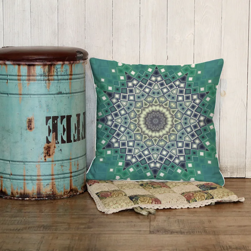 Весна 2018 в тайском стиле богемный мандала зеленый Современный домашний декор