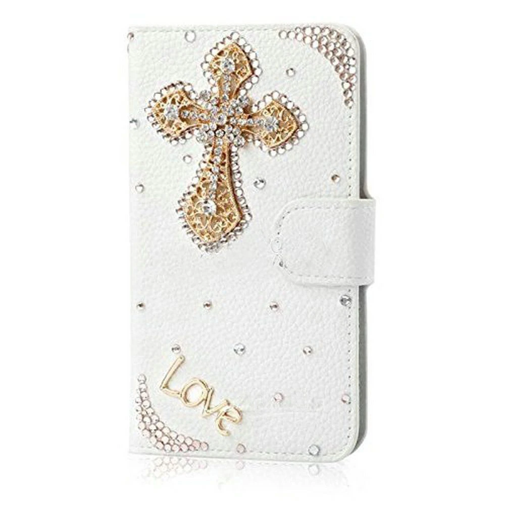 Unique&ampBeautiful Fashion Phone Case For Samsung galaxy C5 pro Bling Crystal Diamond 3D Handmade Wallet Stand Flip phone Cover |