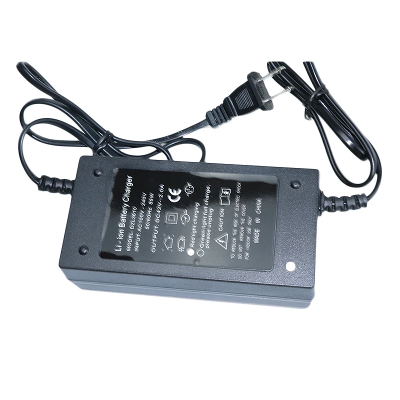 42V 2.0A Imortor литий-ионная батарея зарядное устройство AC100V-240V/50-60 HZ 85W