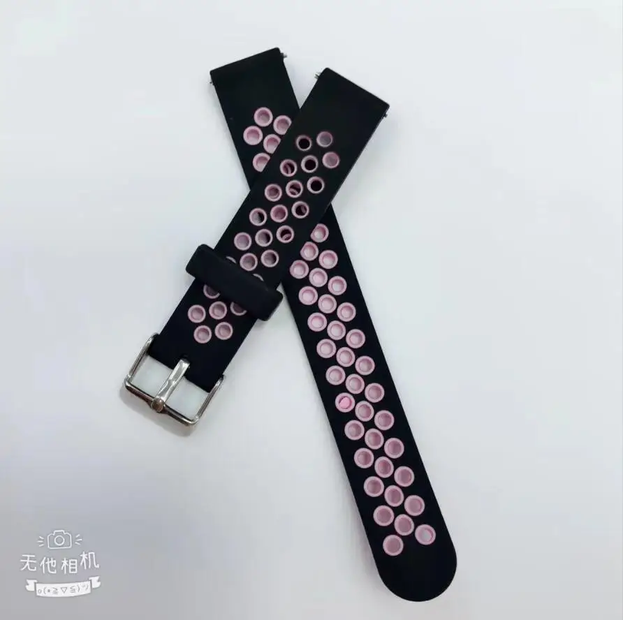 black pink Новое поступление, браслет на запястье, ремешок для часов huawei TalkBand B2 B3 B5, спортивный браслет, умные часы, 16 мм, 18 мм - Цвет ремешка: black pink