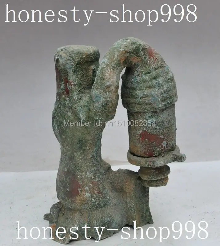 9 &quotстарая китайская династия классическая чистая бронза медная статуя