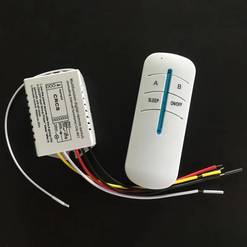Цифровой беспроводной AC220V 2 канальный светильник домашний настенный выключатель