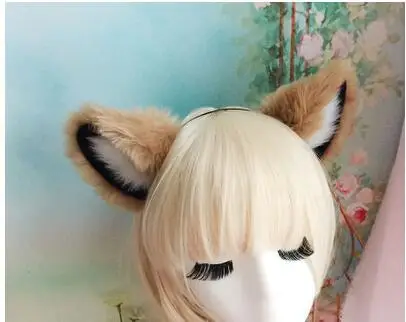 Пара модных игривых костюмов аниме Длинные заколки для волос с кошачьими лисьими