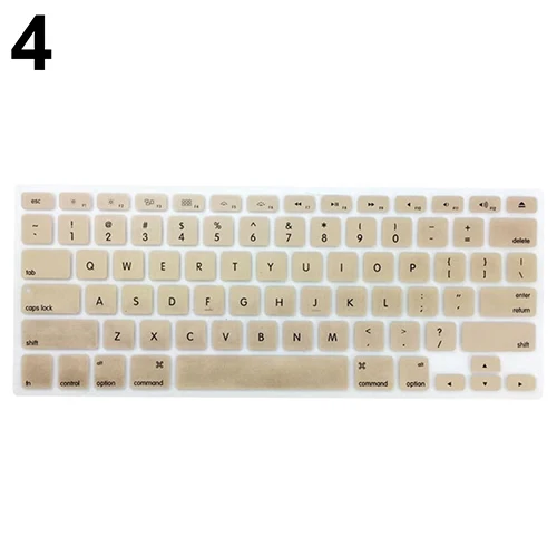 Клавиатура мягкий чехол для Apple MacBook Air Pro Retina 13/15/17 дюймов Защитная крышка