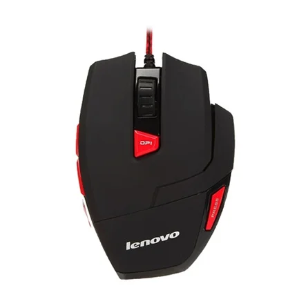 Красный LENOVO M600 проводная мышь 3200 dpi USB Игровые мыши электрическая мышь для Windows XP/Vista/7/8/8,1 - Цвет: Красный