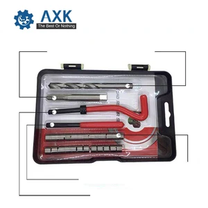 Набор инструментов для ремонта зубчатых щеток Helicoil, набор для ремонта метрических ниток, инструменты для ремонта грубой короны, набор для ремонта зубьев