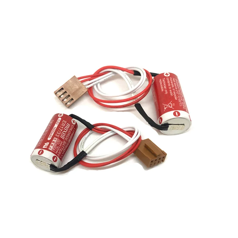 MAXELL ER17/33 3,6 V 1600mAh литиевая батарея батареи для ПЛК-устройств с для штепсельной вилки с четырьмя отверстиями(ER17/33