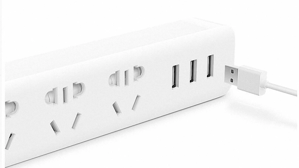 100% оригинальная умная электрическая розетка Xiaomi 3USB 1 87 м портативные