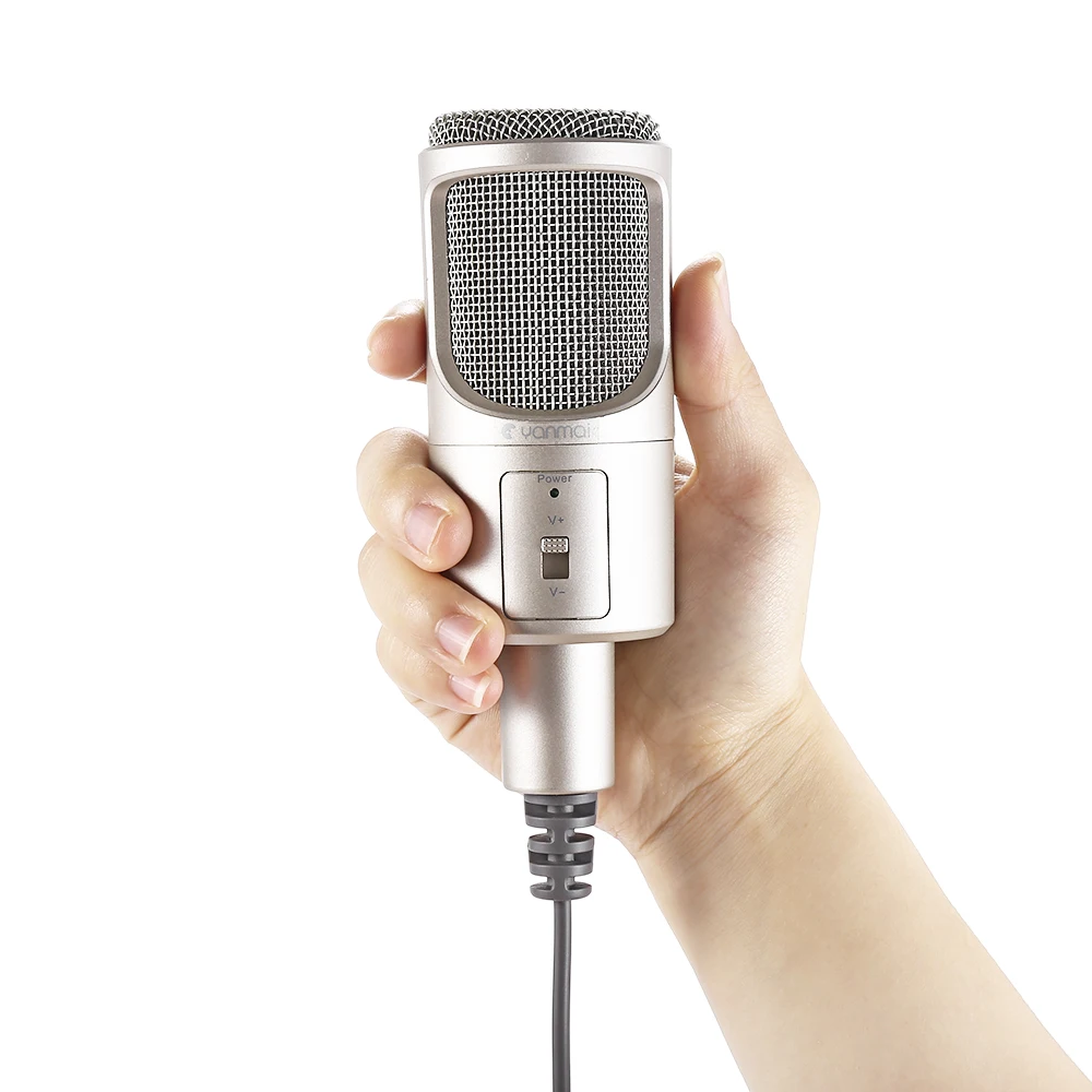 Yanmai SF-960 профессиональный микрофон omidirectional узор конденсатора Micro Телефон с