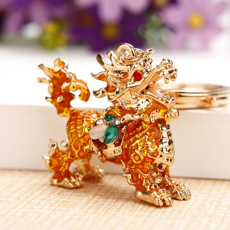 Изысканные Брелоки Кольца со стразами|dragon keychain|key ringkey holder chain |