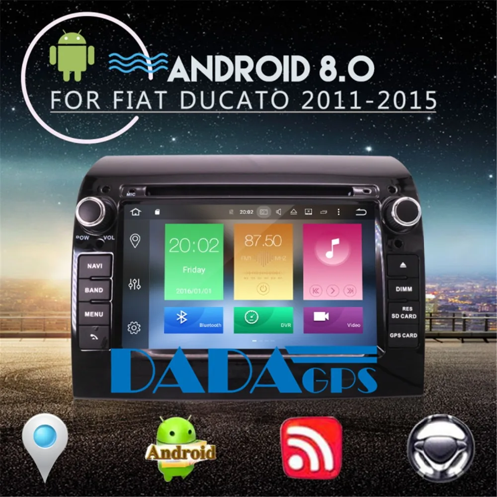 Автомагнитола на Android DVD плеер GPS навигация для автомобиля FIAT DUCATO CITROEN Jumper PEUGEOT Boxer