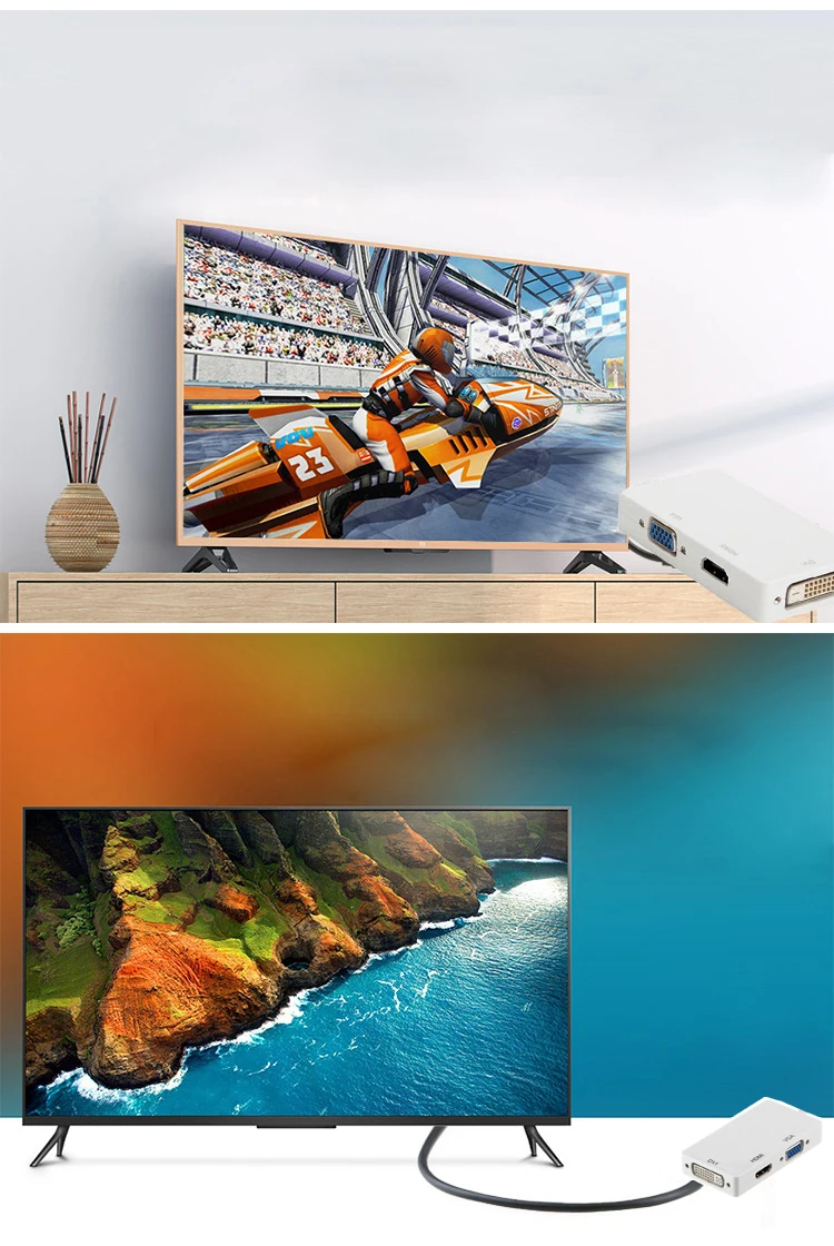 Дисплейный порт MiniDP типа «1,2 Thunderbolt к HDMI 4 K X 2 K VGA адаптер 2 в 1 с разъемом HDMI конвертер кабель для apple macbook pro air Mini