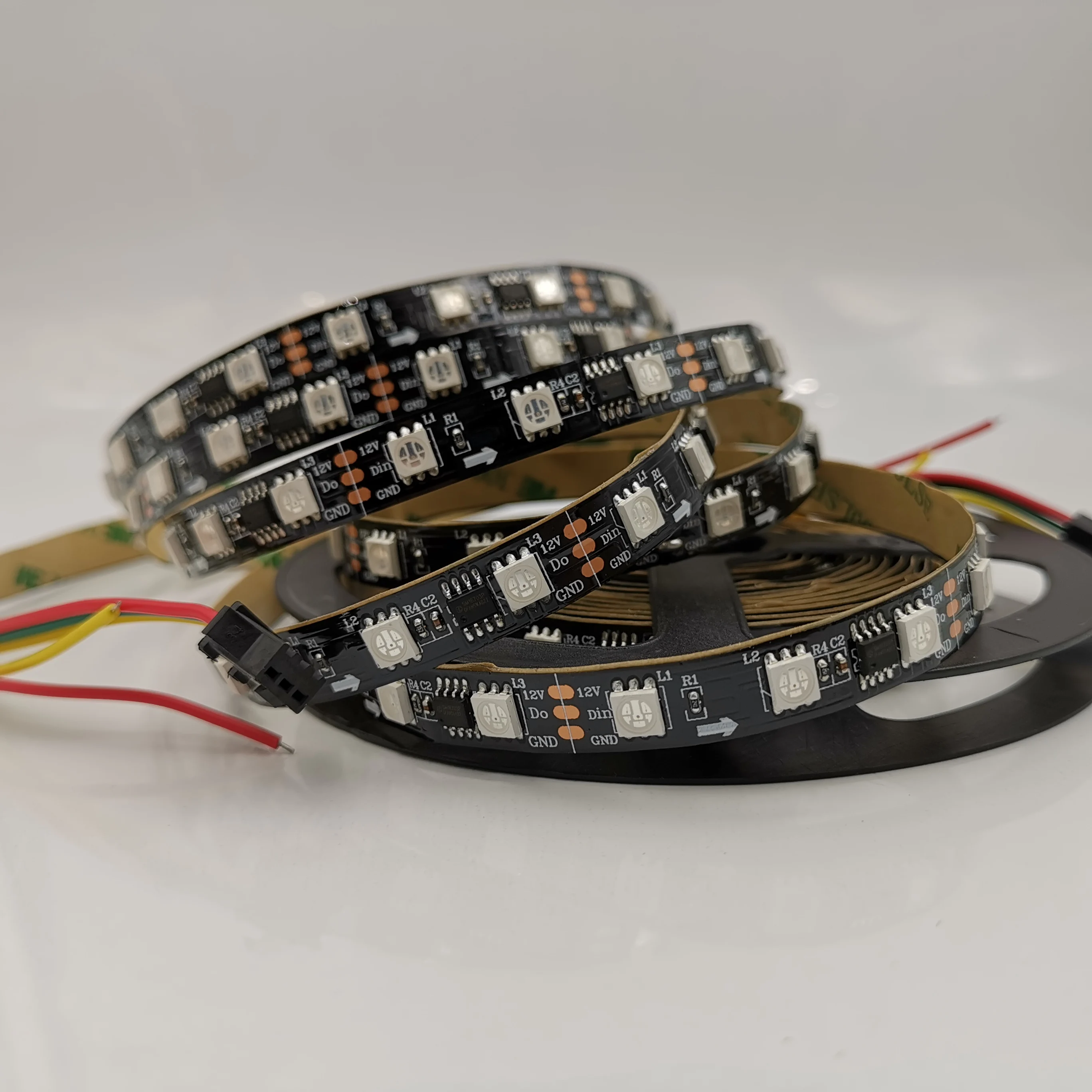 Индивидуальному WS2811 DC12V Гибкая светодиодная полоса с адресом свет | Лампы и