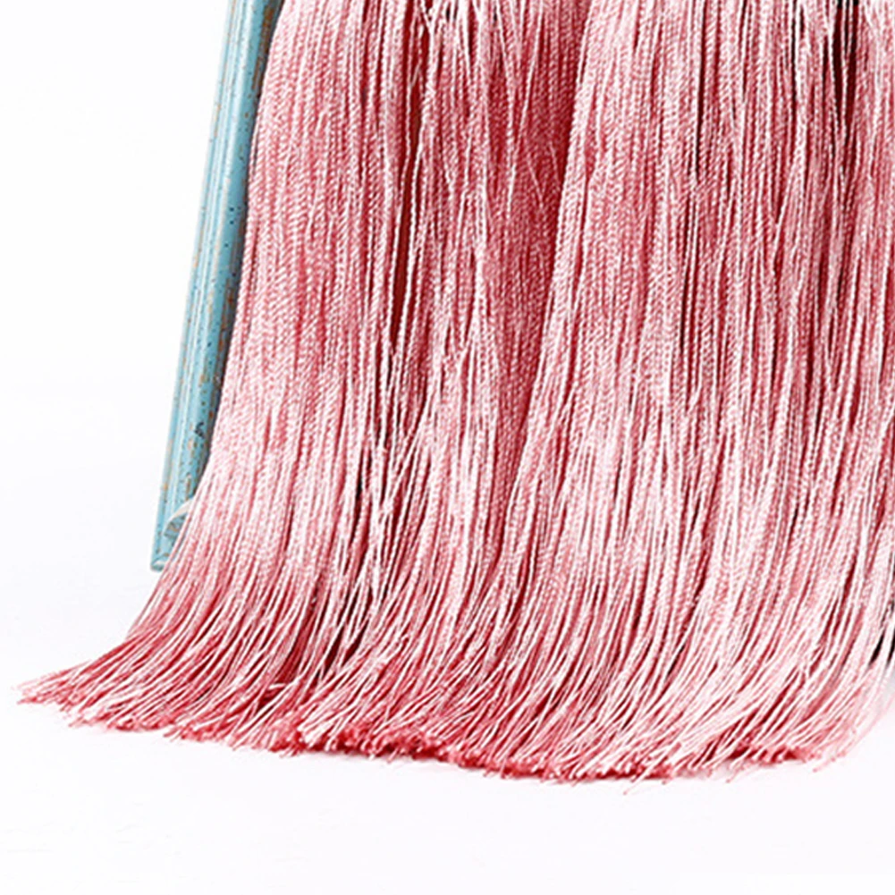Большой галстук сзади шар из нефрита кисточкой занавес веревка Tieback одна пара