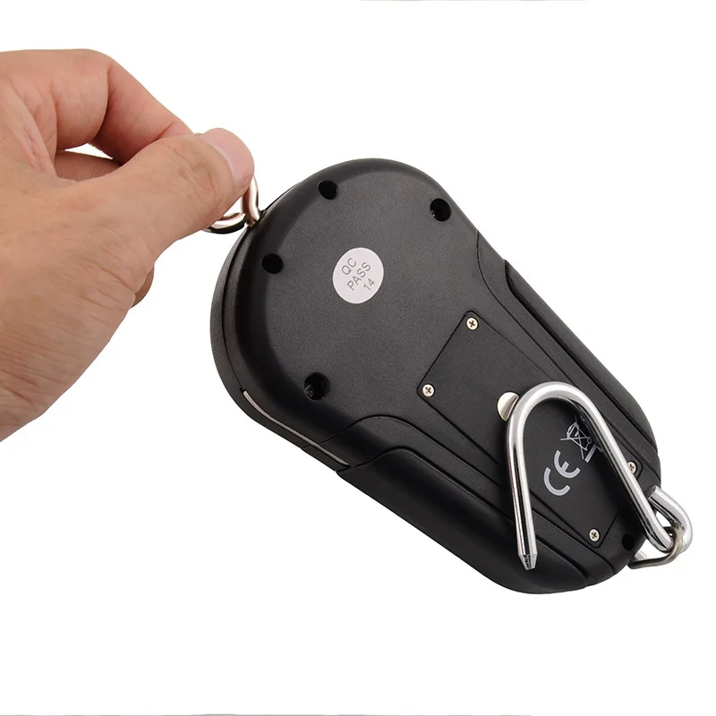 Цифровые карманные весы 50 кг/20 г черные/Желтые водонепроницаемые с ЖК-дисплеем и