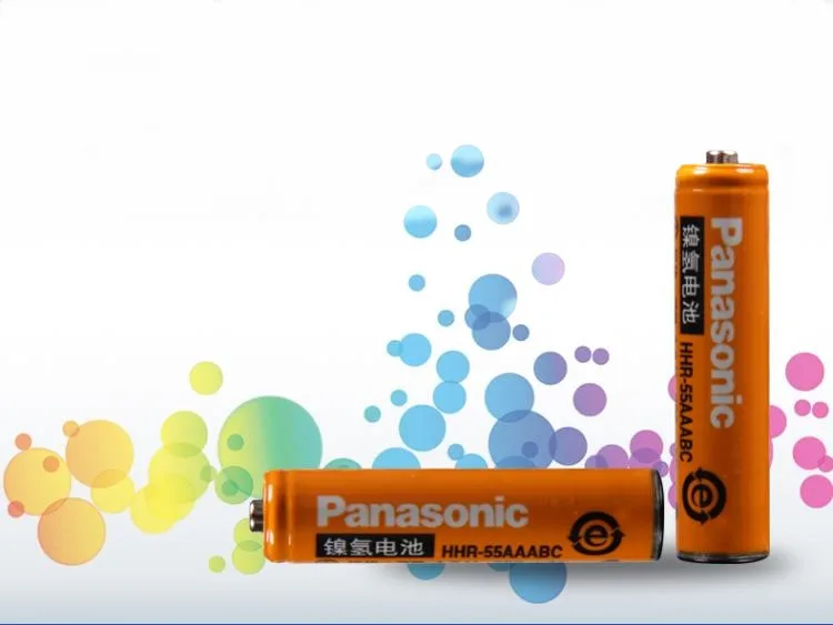 Оригинальные никель металлогидридные батарейки Panasonic AAA 2 шт.|Перезаряжаемые