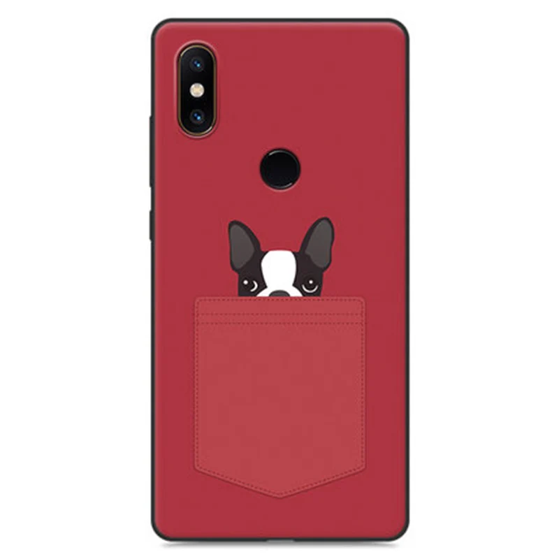 Для xiaomi mi Mix 2 s чехол милый мультяшный Мягкий силиконовый для Mix2s телефона