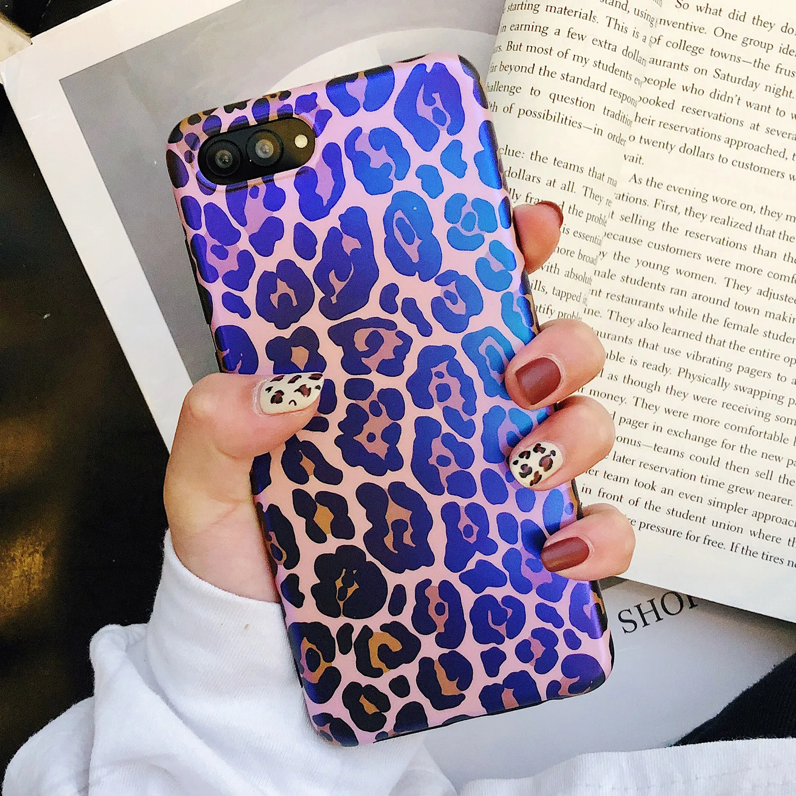 Для huawei P30 Pro P20 Lite Mate20 антидетонационных ретро матовый Blu-Ray окрашенные Leopard Мягкая