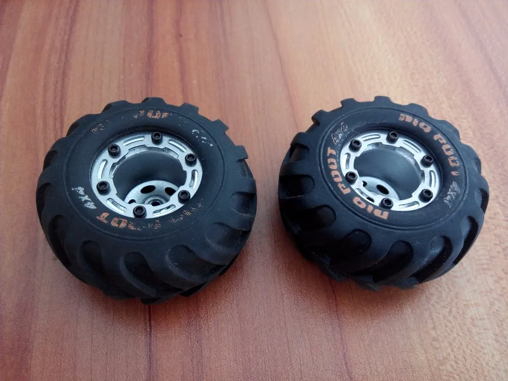 

HBX part 2098B Wheels Complete w/ Wheel Frames Installed for 1/24 4WD Mini Car Spare Parts