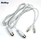 Сменный кабель для вакуумной чашки, 180 см, 8 сердечников, с хрустальной головкой, для EMS, микротоковая вибрация, 2 шт.