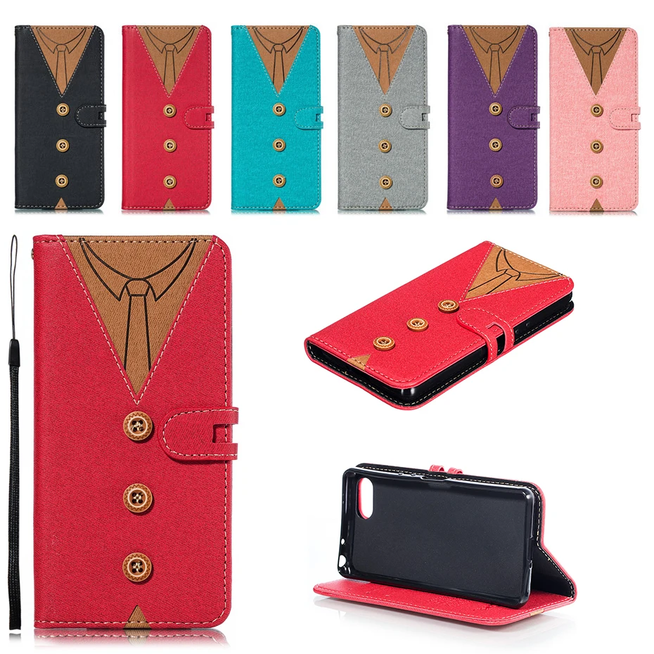 Мужской Стильный флип чехол из искусственной кожи с подставкой и отделением для